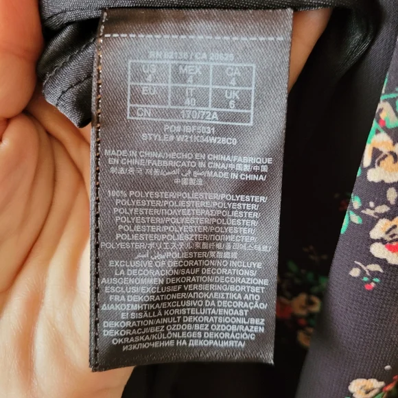 Guess Black Floral Maxi Dress - Picture 11 of 14